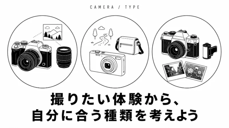 3種類のカメラ比較