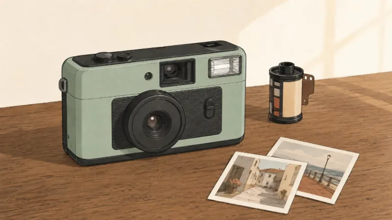 フィルムカメラと現像写真